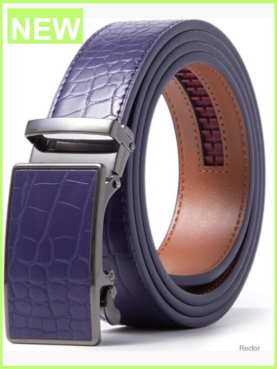 CHAOREN Genuine Leather Ratchet Belt for Men - Customizable  Genuine Leather Ratchet Belt - Customizable Fit Unisex